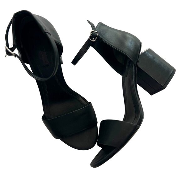 Alexander Wang Abby Cutout Sandals in Black - Picture 1 of 7